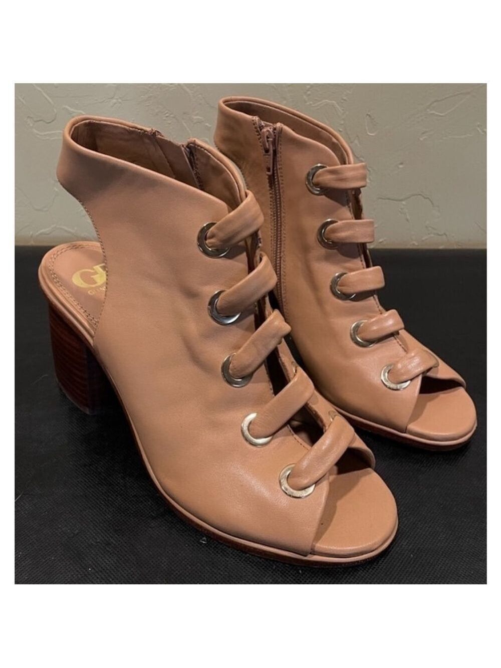 Gianni Bini Y2K Booties, Size 8, Beige